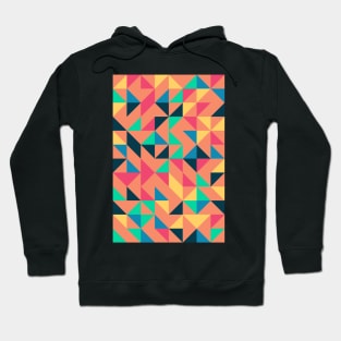 Creative Geometric Colourful Triangle Pattern #27 Hoodie